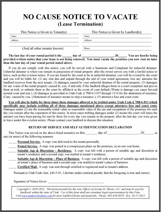 Renter Notice To Vacate Letter from www.utahevictionlaw.com